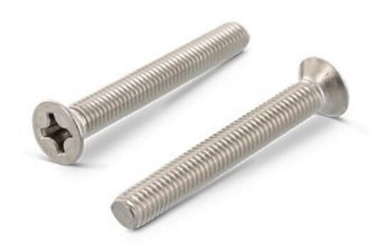 S+P Schäfer + Peters Gmbh Maskinskrue DIN 965 senkhode PH syrefast A4 M6 M 6 x 40 H 200 stk.