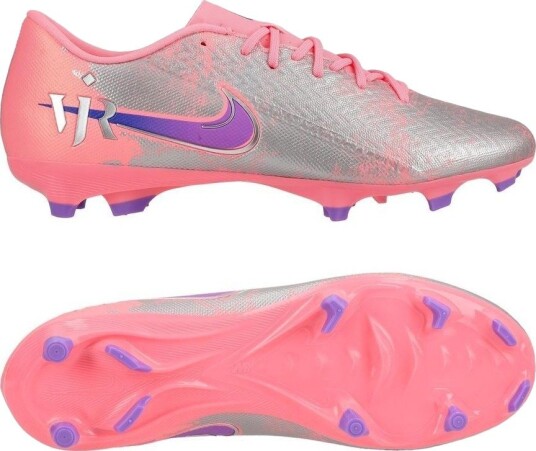 Nike Air Zoom Mercurial Vapor 16 Academy MG Vini Jr. Personal Edition   Rosa/Blå   Multi Ground (MG) størrelse 43