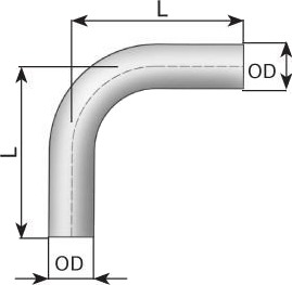 Eksosrør, universell DINEX 91088