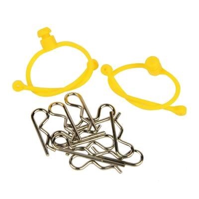 Radient Reaktor RDNA0308 Body Clip Retainer Yellow 10 Clip 2 Ret Radient Reaktor RDNA0308 Body Clip Retainer Yellow 10 Clip 2 Ret