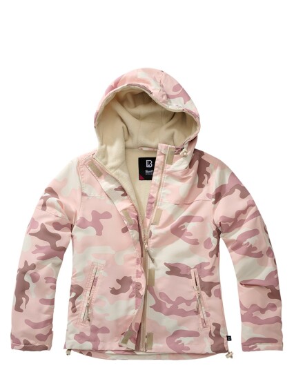 Brandit Windbreaker Frontzip för kvinnor Pink