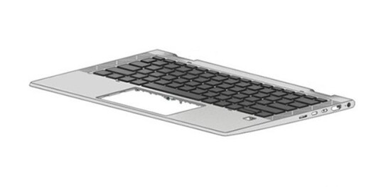 HP SPS-TOPCOVER W/KEYBOARD BL