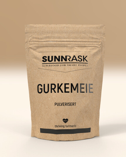SunnRask Økologisk Turmeric Gurkemeiepulver 200g
