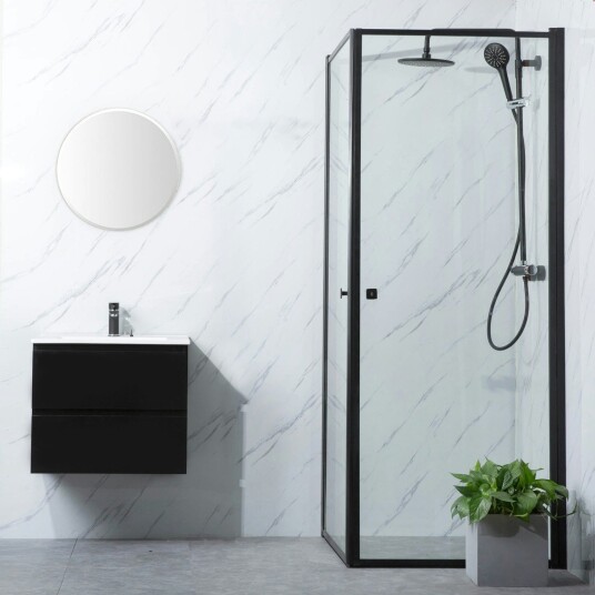 Dusjhjørne Bathlife Profil Rett Dør + Rett Dør