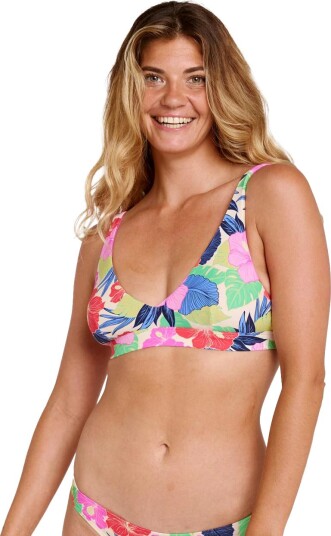 Rip Curl Women"s Party Wave Halter Bikini Top Multico S