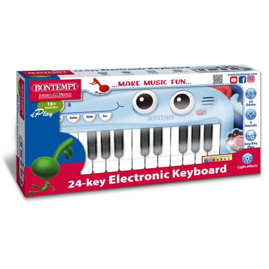Keyboard med 24 tangenter blå
