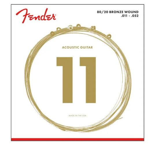 Fender 70CL Acoustic 80/20 Bronze 011-052 Ball End