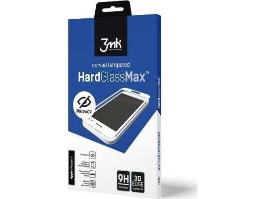 3Mk Glass Max Privacy Iphone 8 Black Black, Fullscreen Glass Privacy