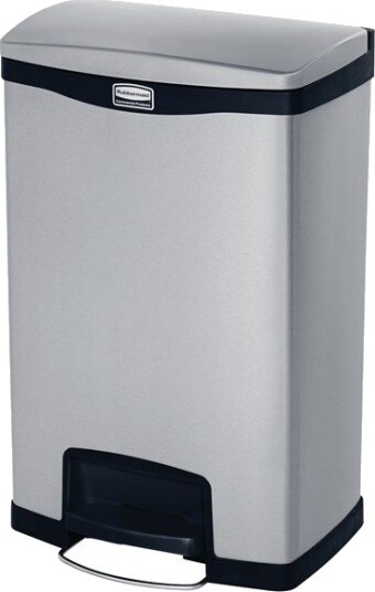 Pedalspand Rubbermaid Slim Jim® 90 Liter Metall Gulvmodell Pedalspand Rubbermaid Slim Jim® 90 Liter Metall Gulvmodell