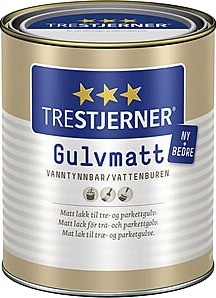 Trestjerner gulvmatt gulvlakk 3 liter