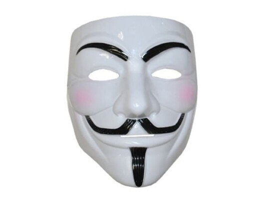 Espa Hvid Anonymous Maske Espa Hvid Anonymous Maske