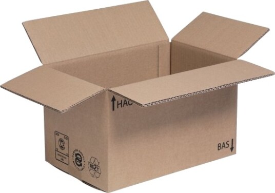 Standardkasse 2 Lag 350X230x260 Mm 20 Stk. Standardkasse 2 Lag 350X230x260 Mm 20 Stk.