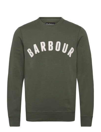 Barbour Barbour Prep Logo Crew - Khaki green - L Barbour Barbour Prep Logo Crew - Khaki green - L