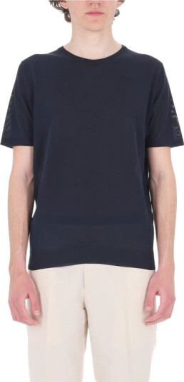 Roberto Collina Herre Topper Blå 2XL,