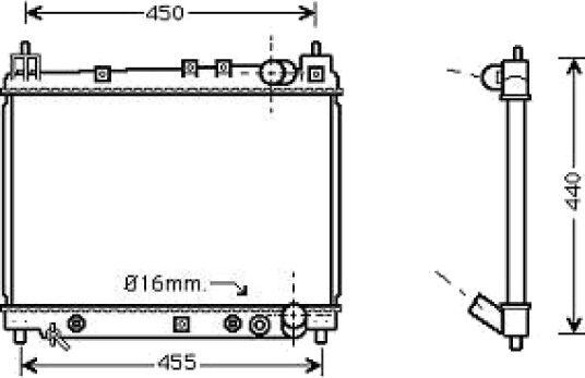 DIEDERICHS 8660553 Radiator motorkjøling