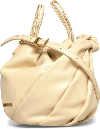 ROTATE Leather Bon Bon Bag Yellow ONE SIZE