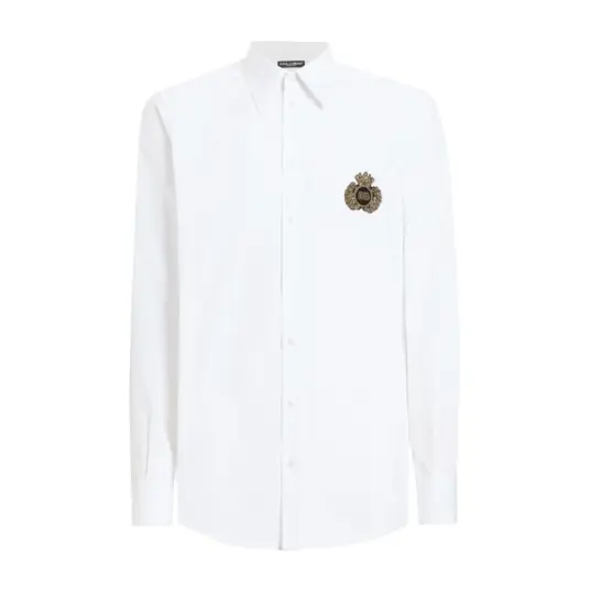Dolce & Gabbana Herre Skjorter Hvit M Dolce & Gabbana Herre Skjorter Hvit M