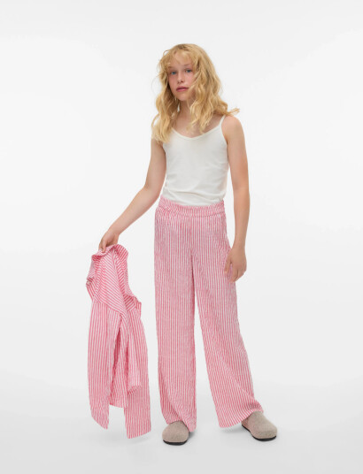 Vero Moda Girl Vmannie Pant Wvn Girl   Multi/patterned   140