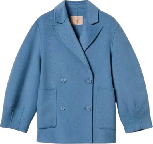 Twinset Dame Frakker Blå S, Twinset Dame Frakker Blå S,