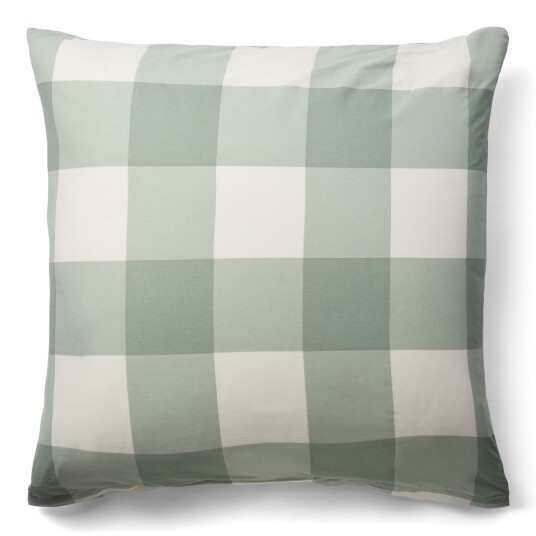Nordstrand Home Putetrekk 100 % bomull 60x63 cm Grønnrutet sengesett putetrekk  dynetrekk