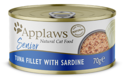Applaws Senior 24 X Wet Cat Food 70 G Tuna Sardines Applaws Senior 24 X Wet Cat Food 70 G Tuna Sardines