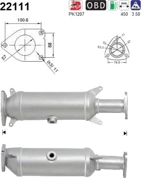 Katalysator AS 22111