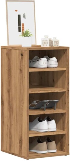 Skoskap artisan eik 32x35x70 cm konstruert tre 8721158440617