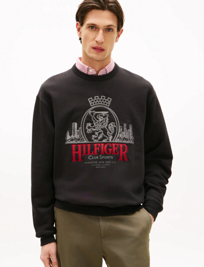 Tommy Hilfiger Heritage Series Crest Sweatshirt Black S Tommy Hilfiger Heritage Series Crest Sweatshirt Black S