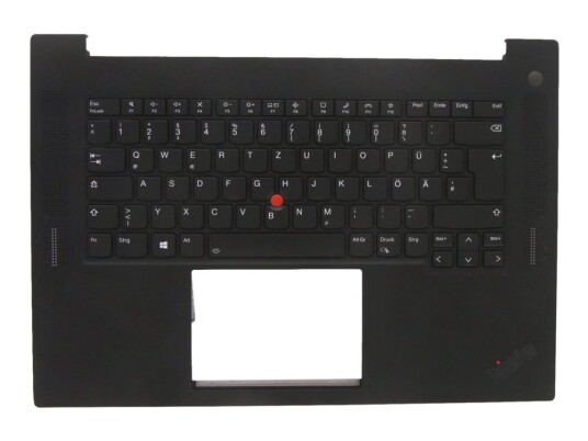 Sunrex - Erstatningstastatur For Bærbar Pc - Med Trackpoint - Bakbelysning - Tysk - Med Toppdeksel - For Thinkpad P1 Gen 4  P1 Gen 5  X1 Extreme Gen 4  X1 Extreme Gen 5