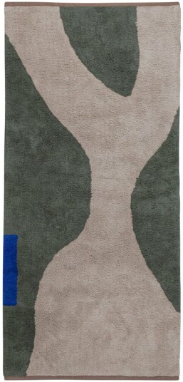 Mette Ditmer Figura teppe Dark olive 50x80 cm