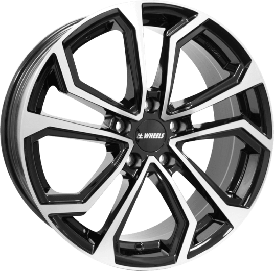IT WHEELS ELLA Black Polished 8Jx18 5/114.3 ET45 B73.1 