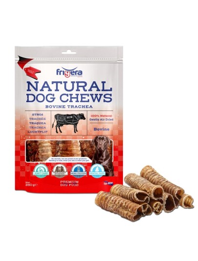 Frigera Natural Dog Chews Bovine Trachea 250Gr (402285851823)