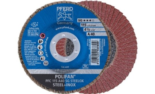 Pferd Lamellskive PFC 115 A 40 SG Steelox 115mm 13300 rpm 10 stk