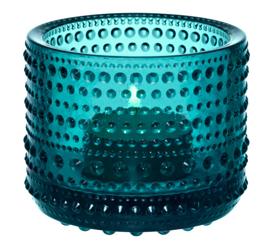 Iittala Kastehelmi Lyslykt 64 mm Havsblå