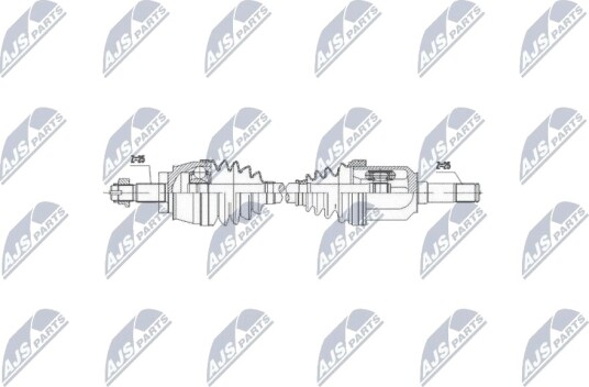 NTY NPW AR 006 Drivaksel