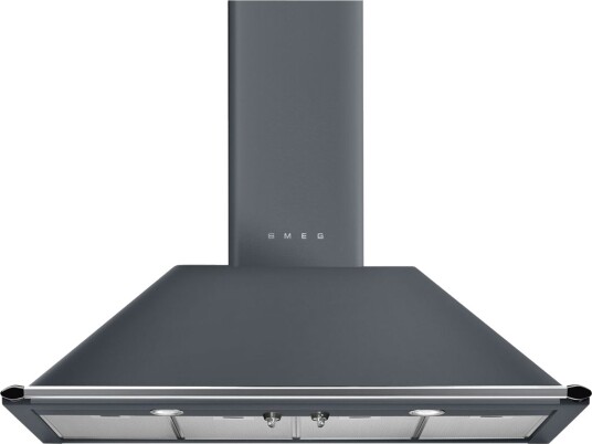 Smeg Victoria Vegghengt Kjøkkenvifte 110 cm Grå med Belysning Smeg Victoria Vegghengt Kjøkkenvifte 110 cm Grå med Belysning