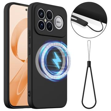 Xiaomi Redmi K90 Pro Max/Poco X8 Ultra Liquid Silikondeksel MagSafe kompatibel Svart