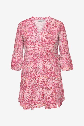 Only Carmakoma   Kjole carMarrakesh 3/4 Tunic Dress   Hvit