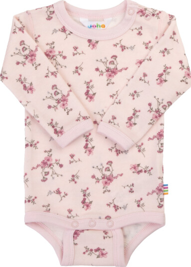 Joha Body i Ull/ Bambus Blomst Lys Rosa Joha Body i Ull/ Bambus Blomst Lys Rosa