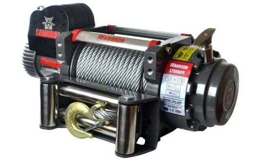 Warrior Winches 175SS12 Samurai Vinsj 17500lb Heavy Duty 12V Stålvaier