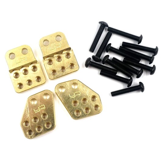 Yeah Racing AXCP-007 Brass Adjustable Shock Mount 4pcs For Axial