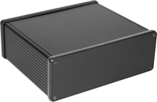 Hammond Electronics 1455U1602BK 160 × 191 × 66 mm Aluminium Sort Anodisert Kabinett