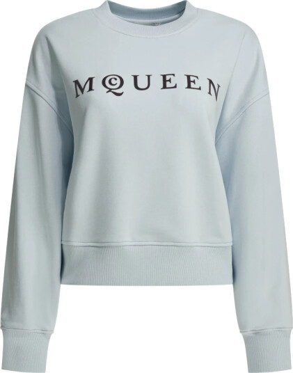 Alexander McQueen, Dame, Gensere & Hettegensere, Blå, S,