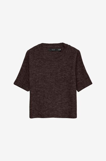 Vero Moda Pullover vmSally 2/4 O neck Brun