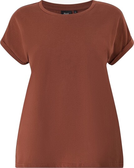 Zizzi Topp T shirts Rød