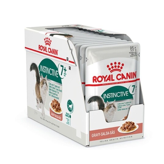 Royal Canin Instinctive 7+ Våtfôr i saus 12 x 85 g for Katter