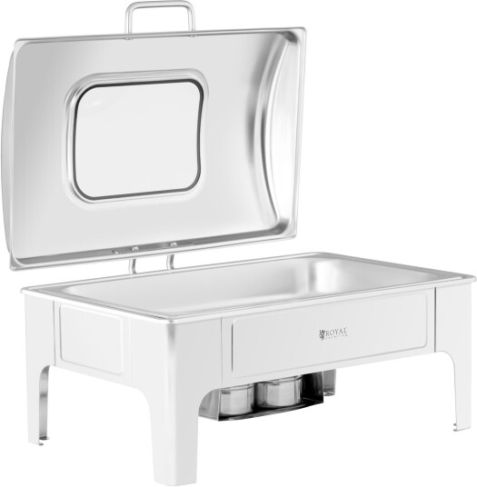 Chafing Dish - GN 1/1 - Royal Catering - 8.5 L - 2 brenselbeholder - visningsvindu RCCD-RT13_9L