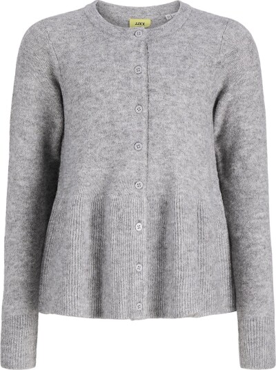 JJXX Kids Jxcoleen Diverse Cardigan Knit Grl - LIGHT GREY MELANGE - 128