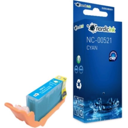 Nordicink Cyan Blekkpatron CLI-521C, 530 sider D2934B001