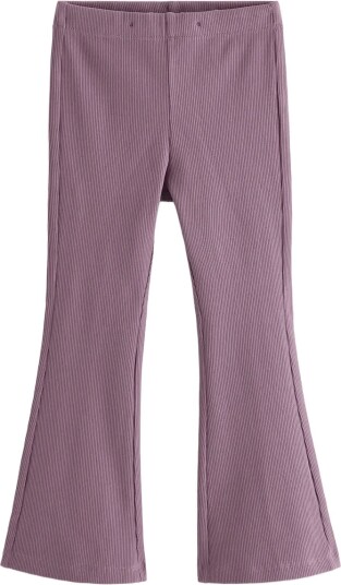 Lindex Flared Ribbed Leggings Purple 116